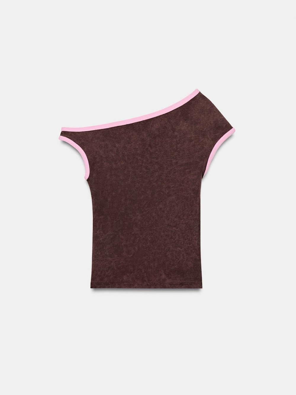 Zara Black Crop Top with Pink Trim and California Graphic - Picture 5 of 6